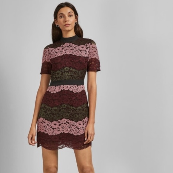 Ted Baker Dresses & Skirts - Ted Baker A Line Lace Dress size 2 NWOT